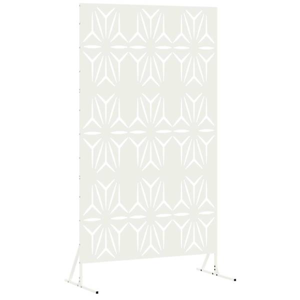 vidaXL Privaatsust&otilde;ke 100 x 50 x 180 cm Teras Valge