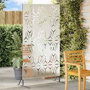 Zaslonska zaščita Siva 100 x 50 x 180 cm Jeklo