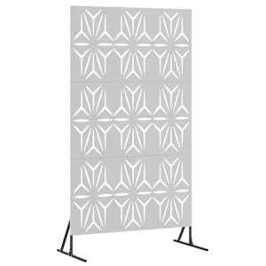 vidaXL Privaatsust&otilde;ke 100 x 50 x 180 cm Tsingitud teras H&otilde;bedane