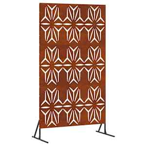 vidaXL Privaatsust&otilde;ke 100 x 50 x 180 cm Ilmastikukindel teras Rooste