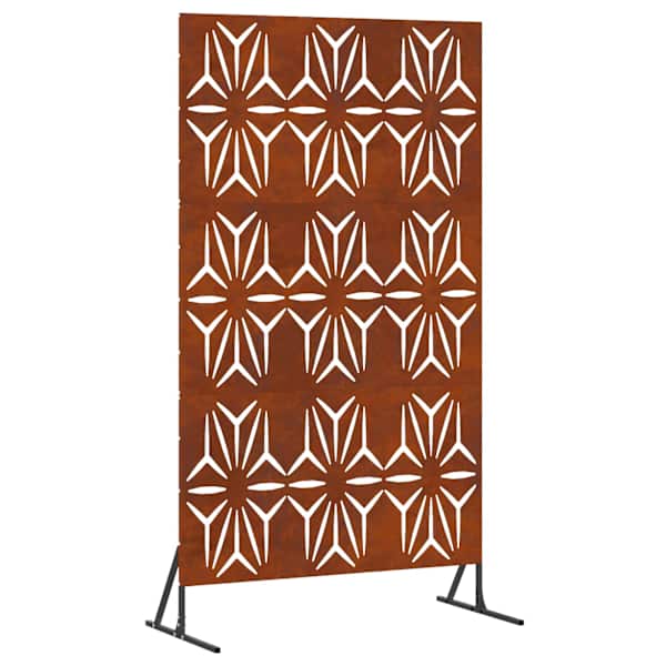 vidaXL Privaatsust&otilde;ke 100 x 50 x 180 cm Ilmastikukindel teras Rooste