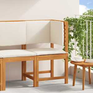 Vrtni Stol z blazino Rjava 50 x 50 x 91cm Trden akacijev les