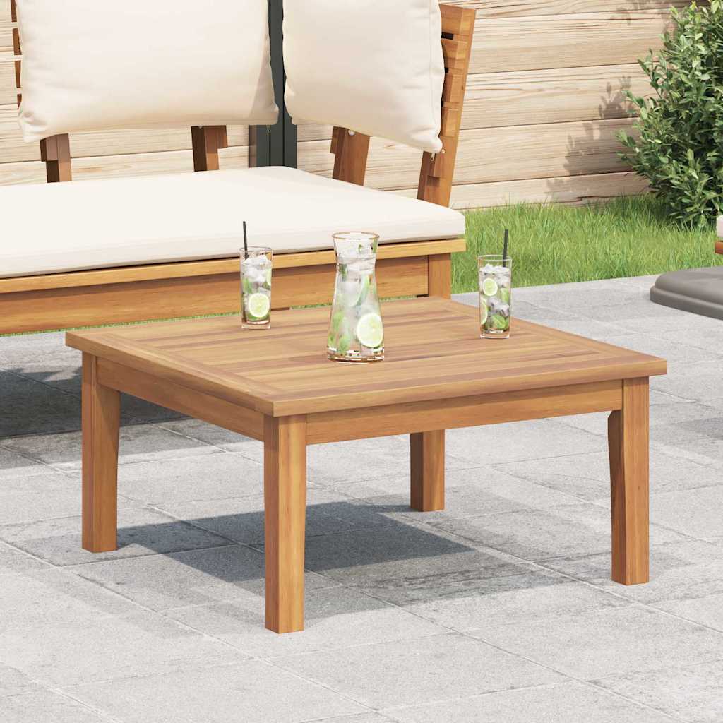 Gartentisch 60x60x30 cm Massivholz Teak