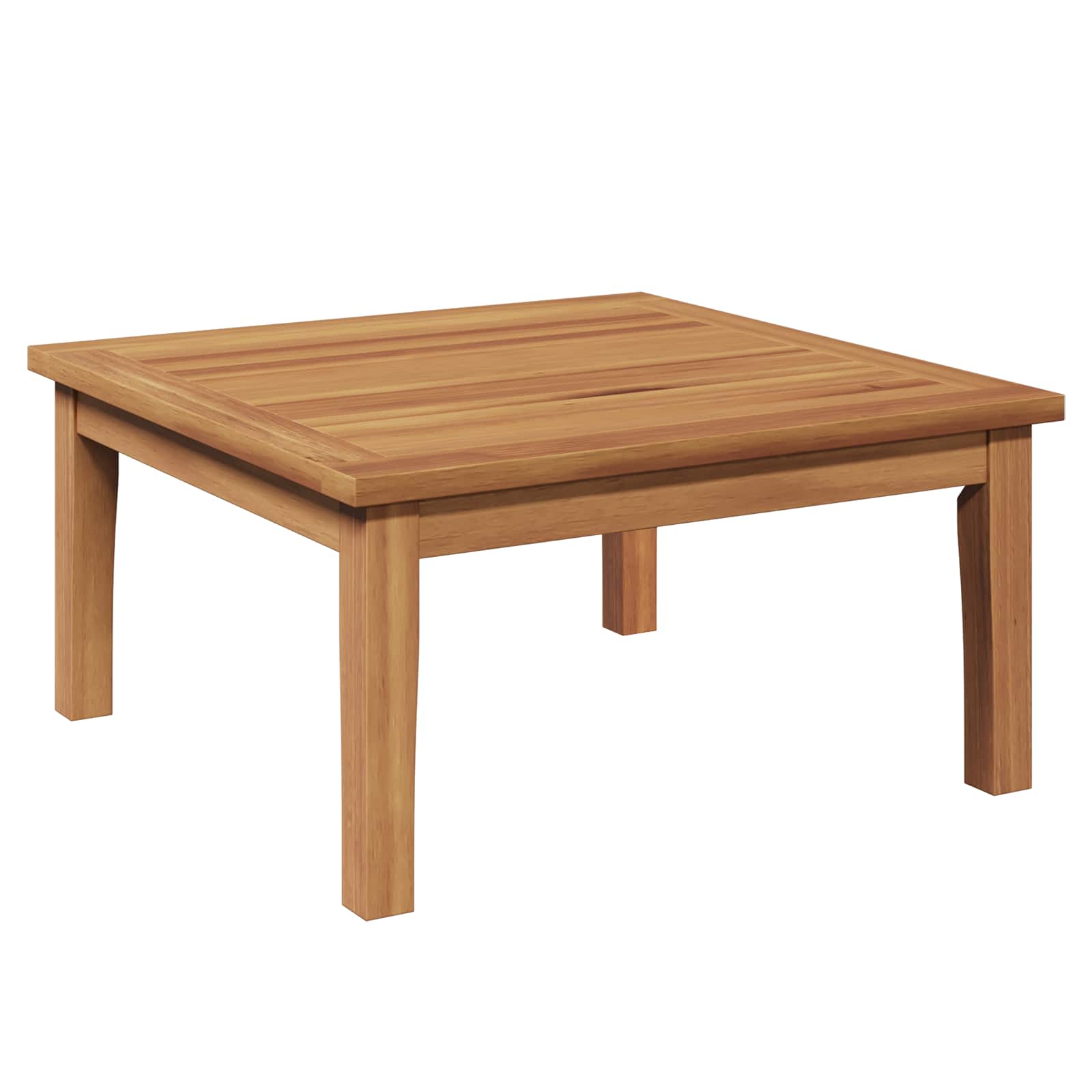 vidaXL Gartentisch Braun Massivholz Teak
