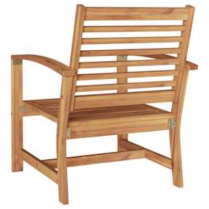 Židle 2 pcs Hnědá 65 x 60 x 76,5 cm Pevné teakové dřevo - obrázek 7