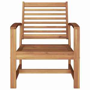 Židle 2 pcs Hnědá 65 x 60 x 76,5 cm Pevné teakové dřevo - obrázek 5