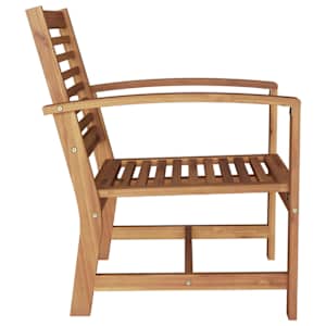 Židle 2 pcs Hnědá 65 x 60 x 76,5 cm Pevné teakové dřevo - obrázek 6
