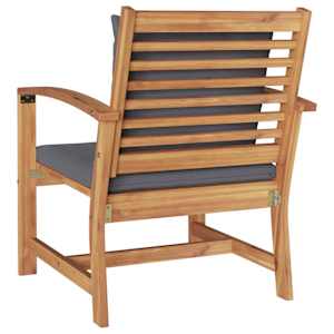 Židle s polštářem 2 pcs Hnědá a tmavě šedá 65 x 60 x 76,5 cm - obrázek 8