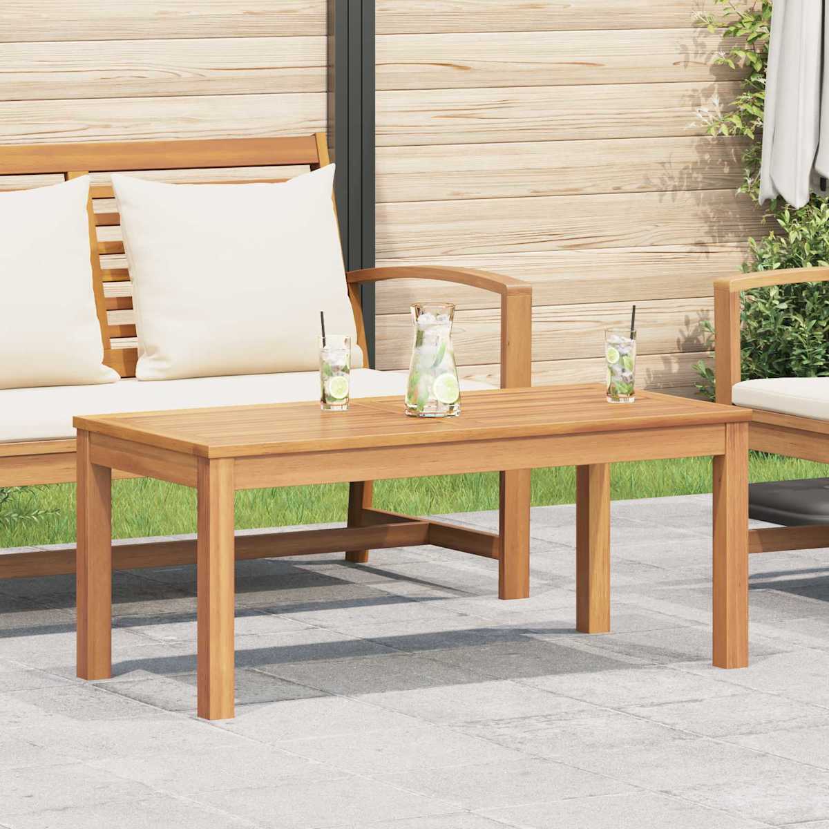 Bord 95 x 45 x 40 cm Massiv Teaktræ