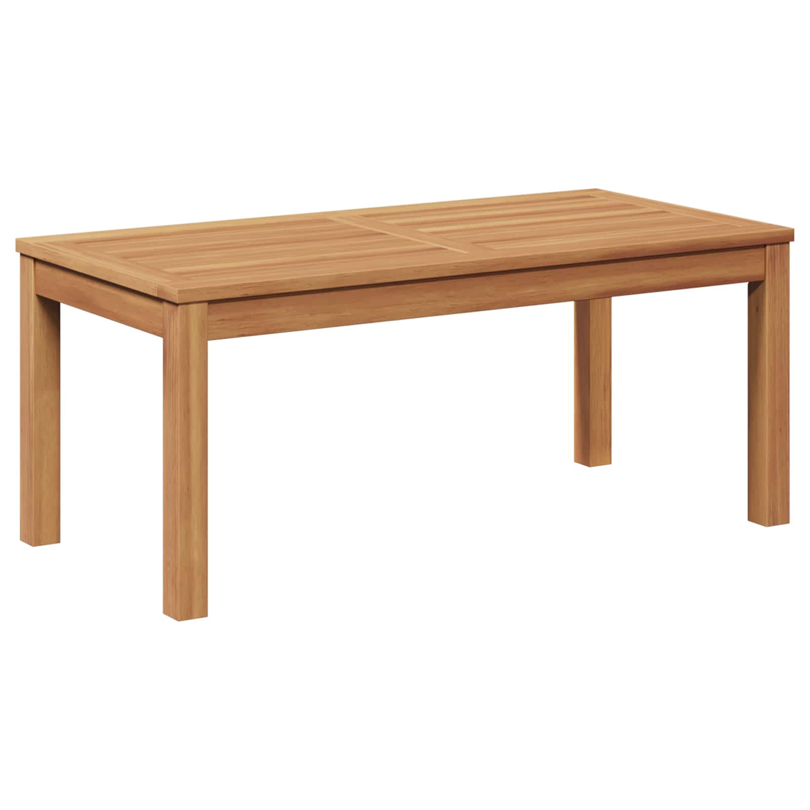 vidaXL Tisch Braun 95 x 45 x 40 cm Massivholz Teak
