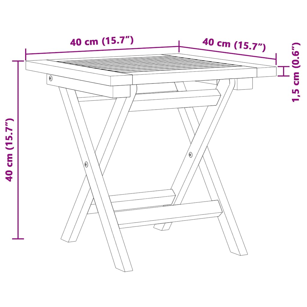 Ligbed met kussen 1-persoon 2 pcs Bruin Massief Teakhout image 12