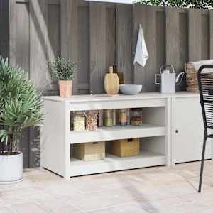 Kuhinjski element Bela 106 x 55 x 64 cm Masivno borovo les