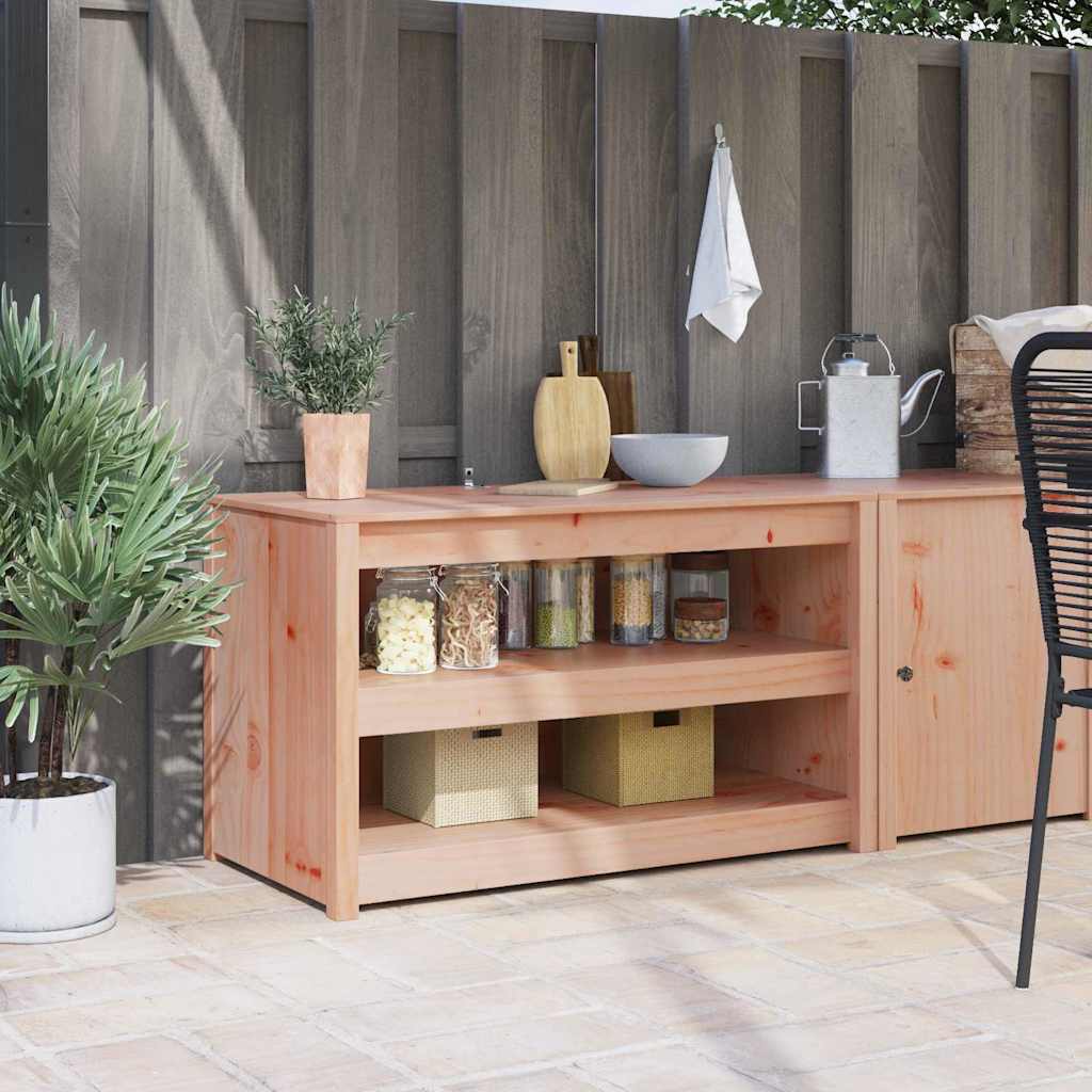 Meuble de cuisine extérieur 106x55x64 cm en bois massif de Douglas