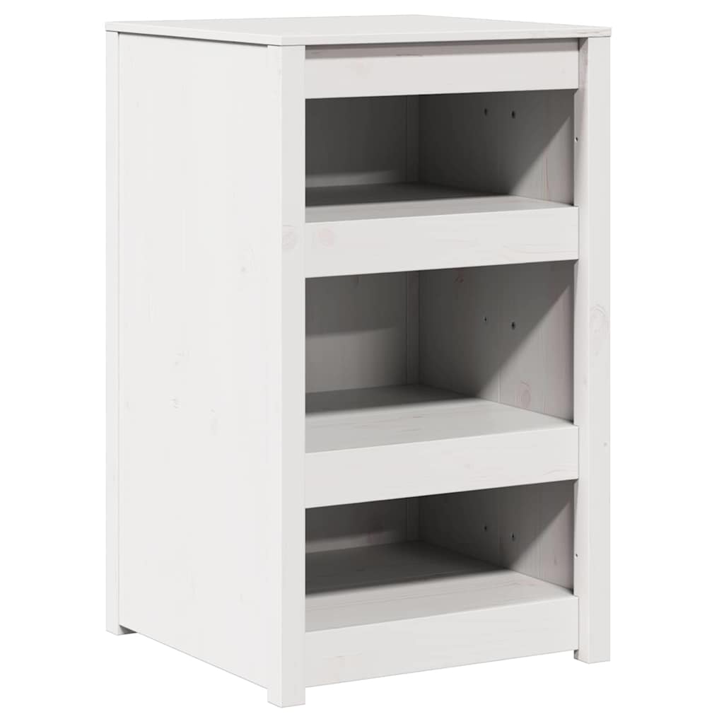 vidaXL Konyhaszekrény polcokkal Fehér 55 x 55 x 92 cm Tömör fenyőfa