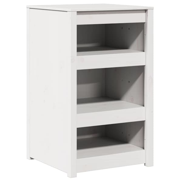 vidaXL K&ouml;&ouml;gikapp MEPPEL Valge 55 x 55 x 92 cm Tahke m&auml;nd