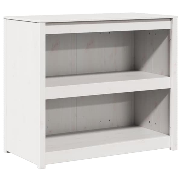 vidaXL K&ouml;&ouml;gikapp riiuliga MEPPEL Valge 106 x 55 x 92 cm Tahke m&auml;nd