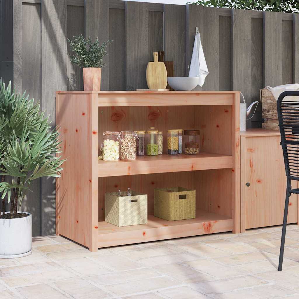 Armoire de cuisine extérieure 106x55x92 cm en bois massif de sapin douglas