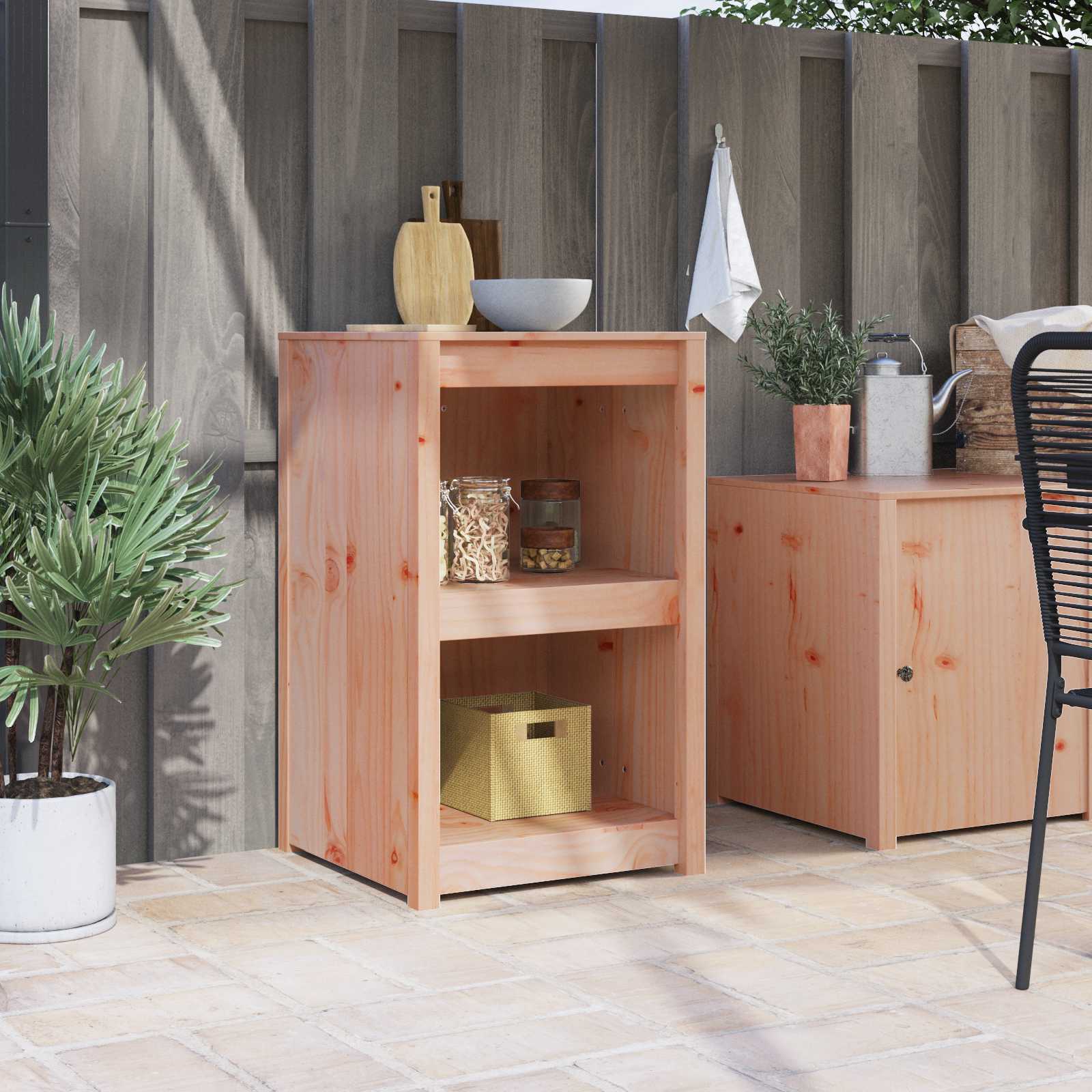vidaXL Dulap de bucătărie cu raft MEPPEL Stejar închis 55 x 55 x 92 cm