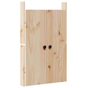 vidaXL K&ouml;&ouml;k uks MEPPEL Pruun tamme 50 x 9 x 82 cm M&auml;nnipuit