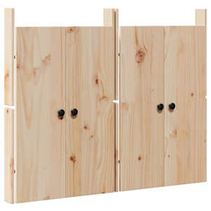 vidaXL K&ouml;&ouml;k uks MEPPEL 2 tk cream 50 x 9 x 82 cm M&auml;nnipuit