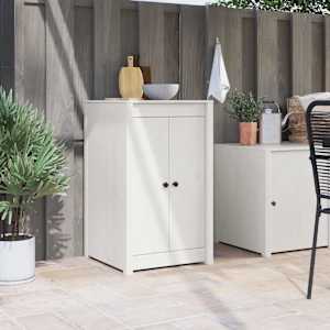 Kuhinjska vrata Bela 50 x 9 x 82 cm Trden borov les