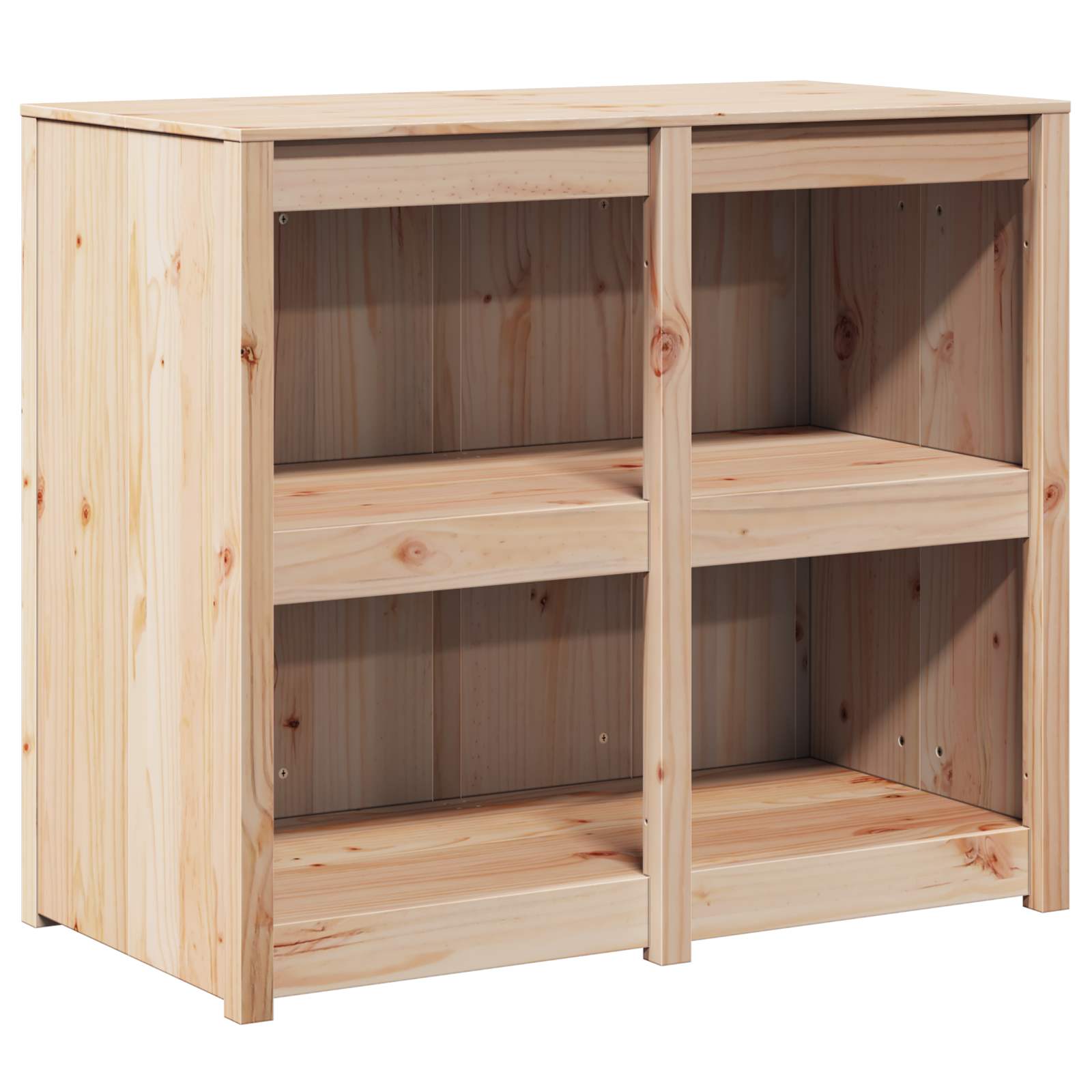 Keittiökaappi hyllyllä MEPPEL Ruskea tammi 106 x 55 x 92 cm - Image 2