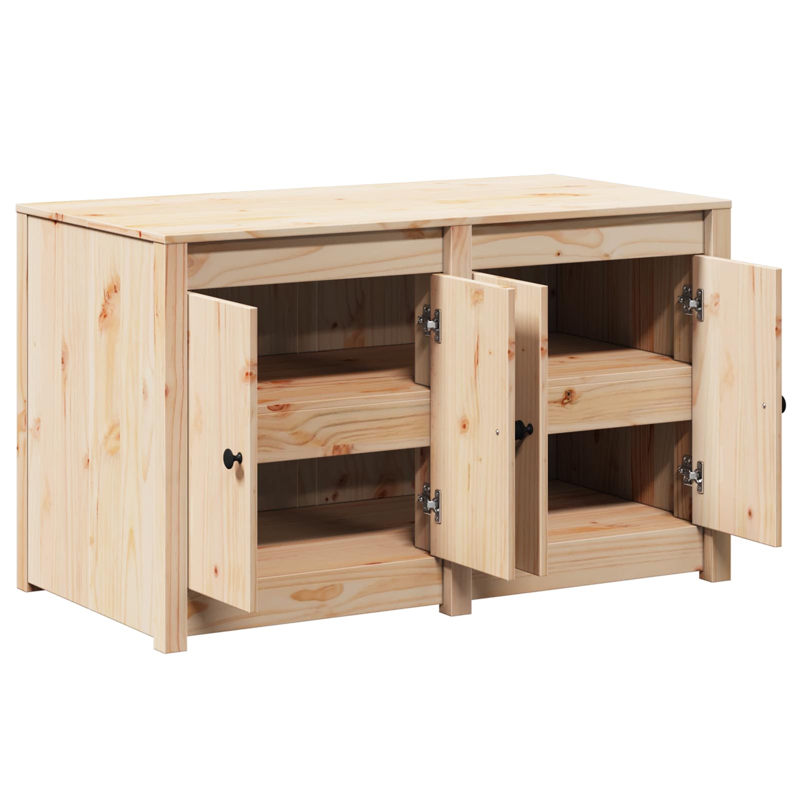 Keittiökaappi MEPPEL Ruskea tammi 106 x 55 x 64 cm Täysi Mänty - Image 5