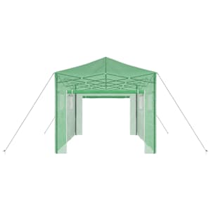 Skleník s pop-up rámem Zelená 290 x 430 x 315 cm Železo - obrázek 6