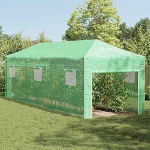 Skleník s pop-up rámem Zelená 290 x 870 x 315 cm Železo - obrázek 1