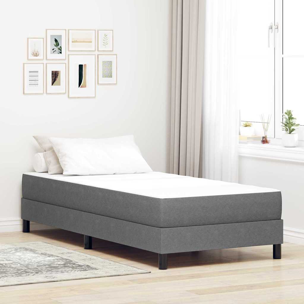 Taskuvedruga Voodi Madrats Helehall Keskmine 90x200x20 cm Kangas