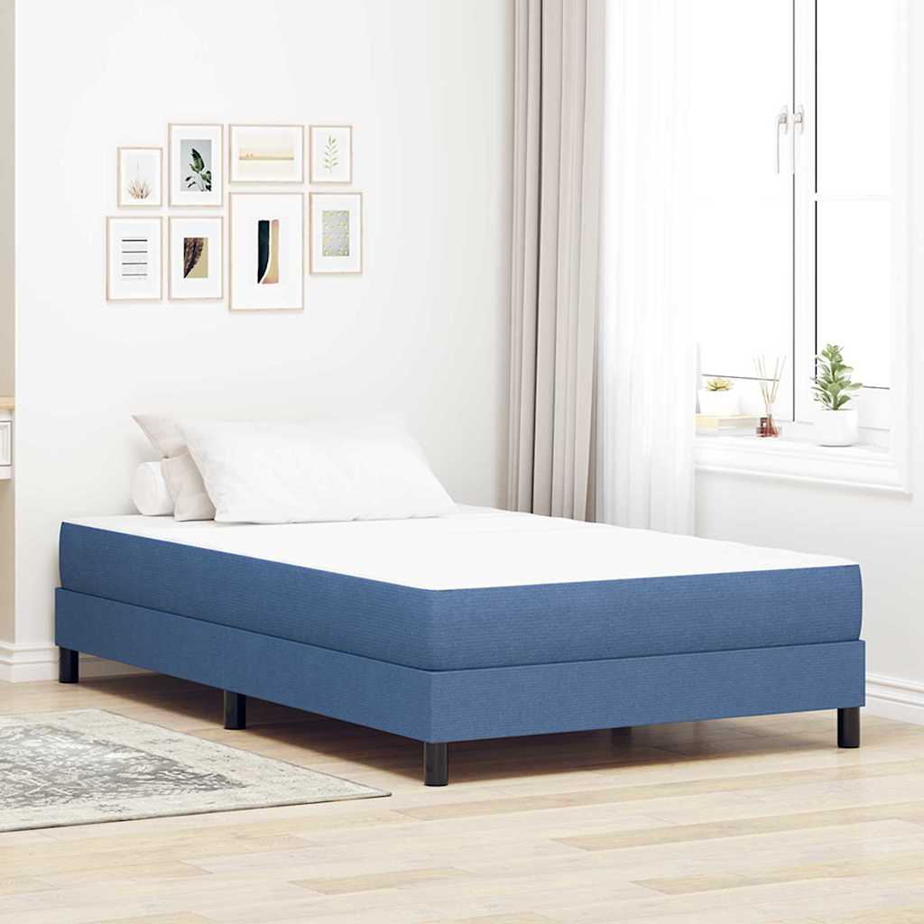 Taskuvedru Voodi Matrjat Sinine Keskmine 120x200x20 cm Kangas