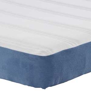 Postelová matrace s matrací Modrá 140 x 190 cm textil - obrázek 7
