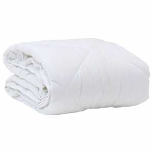 Přikrývka Bílá 200 x 155 x 4 cm Polyester - obrázek 4