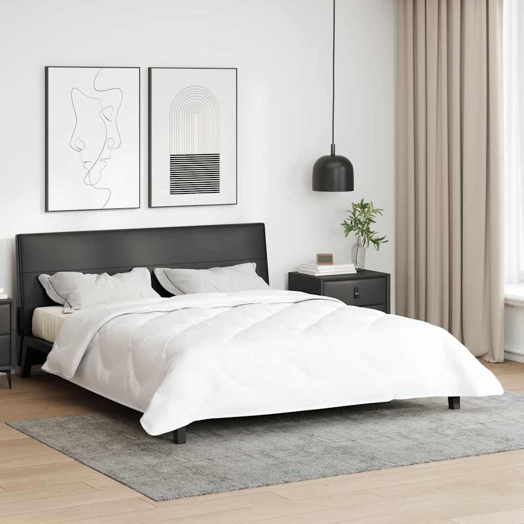 Prikrývky a duchny Biela 240 x 220 cm Mikrovlákno 42007766