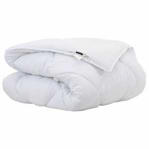 vidaXL Talve tek 200 x 135 x 5 cm Talv Pol&uuml;ester Valge Hingav