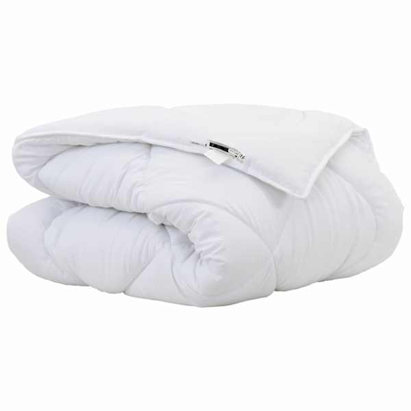 vidaXL Talve tek 200 x 135 x 5 cm Talv Pol&uuml;ester Valge Hingav