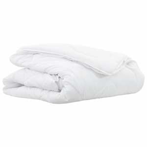 vidaXL 2-in-1 &Uuml;hepoolsed Tekk 135 x 200 cm Talv Pol&uuml;ester Valge Hingav