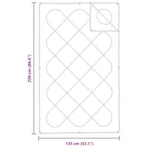 2-in-1 Duvet Bílá 135 x 220 cm Polyester - obrázek 10