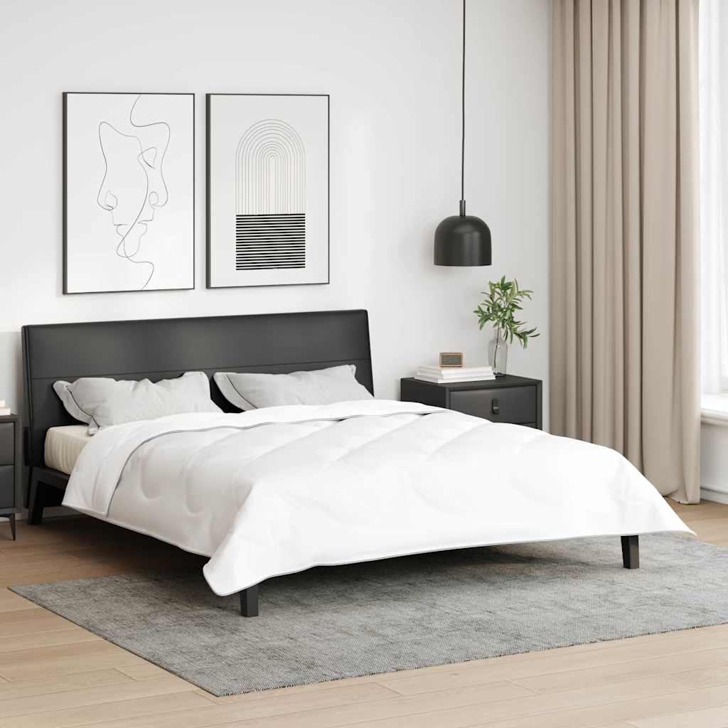 Prikrývky a duchny Biela 240 x 220 cm Mikrovlákno 42007790