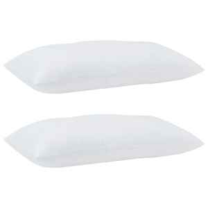 Polštář s polštářem 2 pcs Bílá 61 x 41 x 20 cm Polyester - obrázek 4