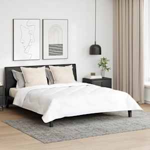 Vzglavnik z blazino 2 pcs Bela 61 x 41 x 20 cm Poliester