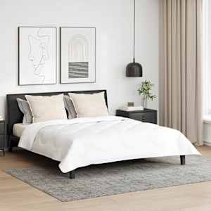 Vzglavnik z blazino 2 pcs Bela 61 x 41 x 20 cm Poliester