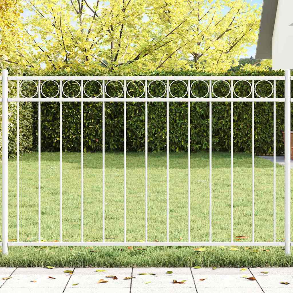 Staklade Hvid 1,7x1 m Stål