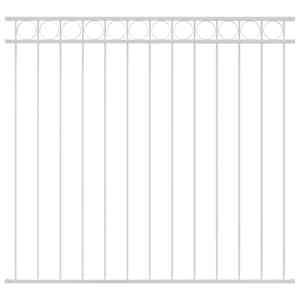 vidaXL Aiakonstruktsioon ASSEN 170 x 150 cm Teras Valge
