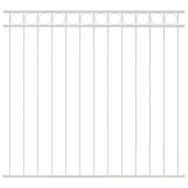 vidaXL Aiakonstruktsioon ASSEN 170 x 150 cm Teras Valge