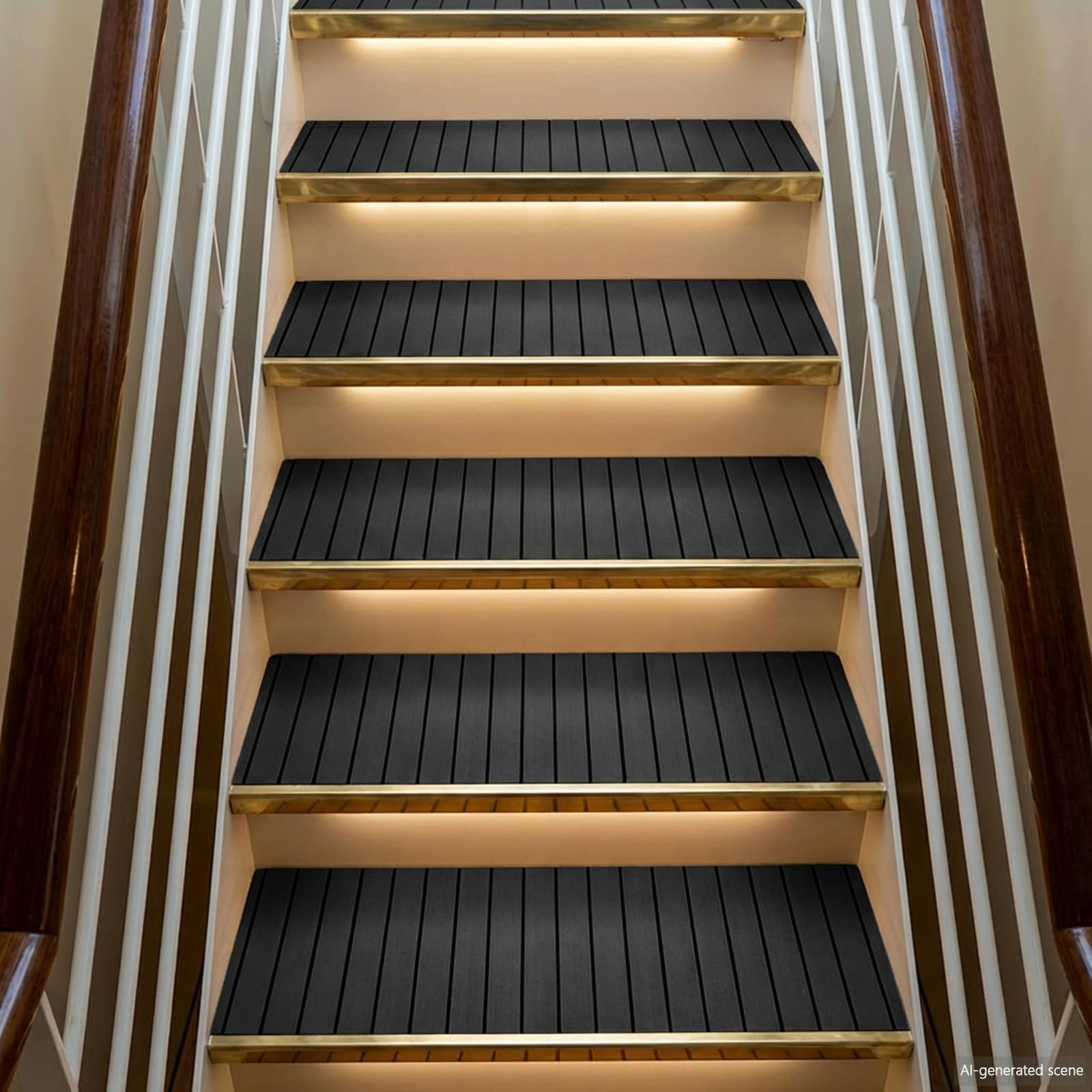 vidaXL Venealusta Tumma harmaa mustalla 240 x 90 x 0,5 cm EVA