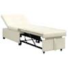 vidaXL Diivanvoodi cream 194 x 67 x 82 cm Samet