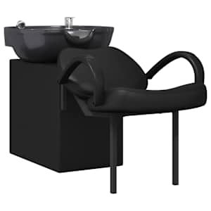 vidaXL &Scaron;ampooni tool Must 136 x 60 x 92 cm PVC