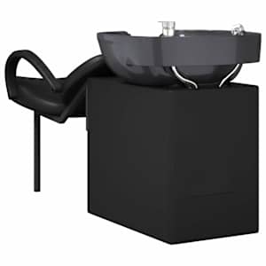 Křeslo na šampon Černá 136 x 60 x 92 cm PVC - obrázek 6