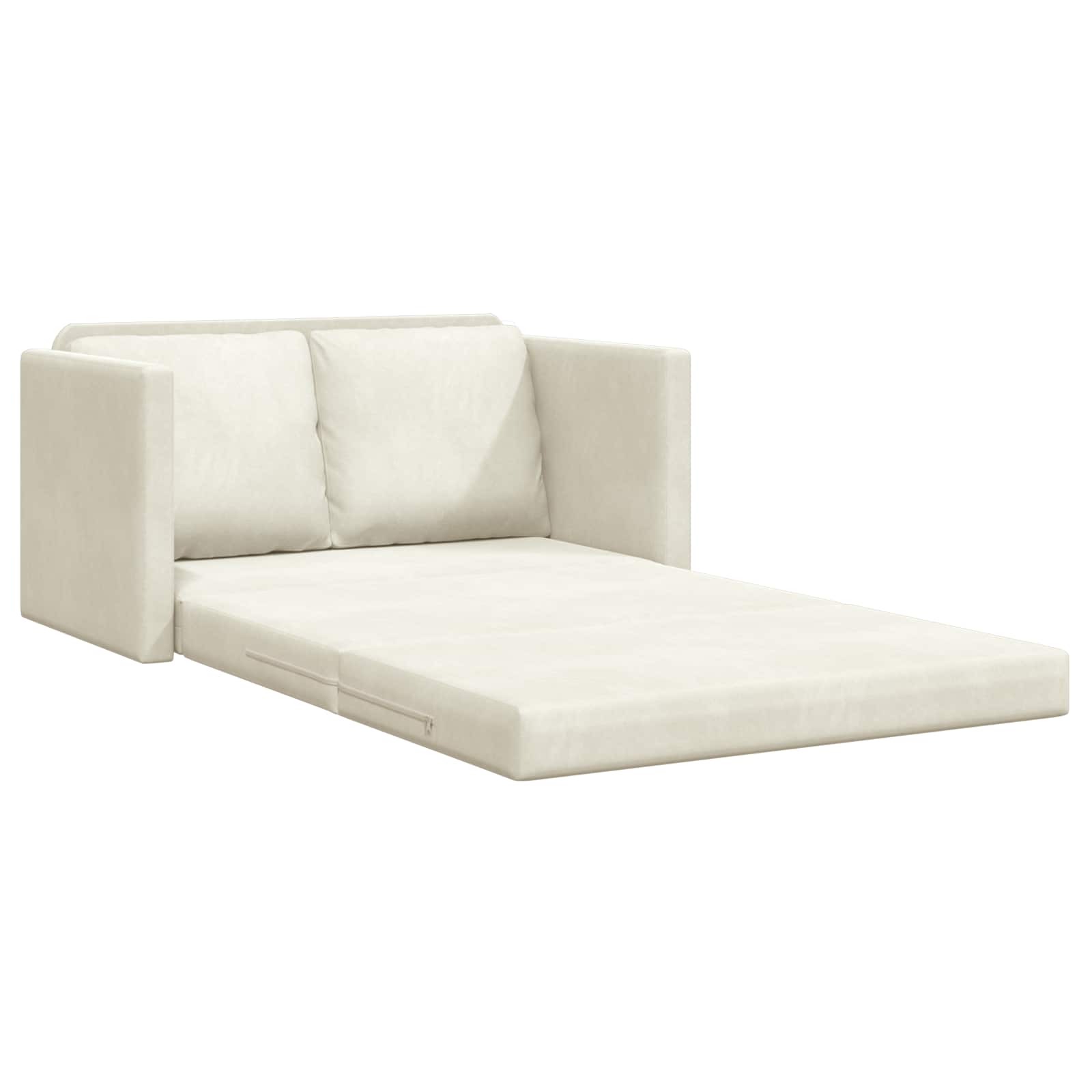 Sofa postelja 122cm krema Žamet - slika 4